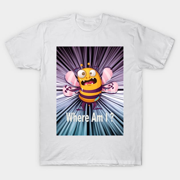 Where Am I ? T-Shirt by Hudkins